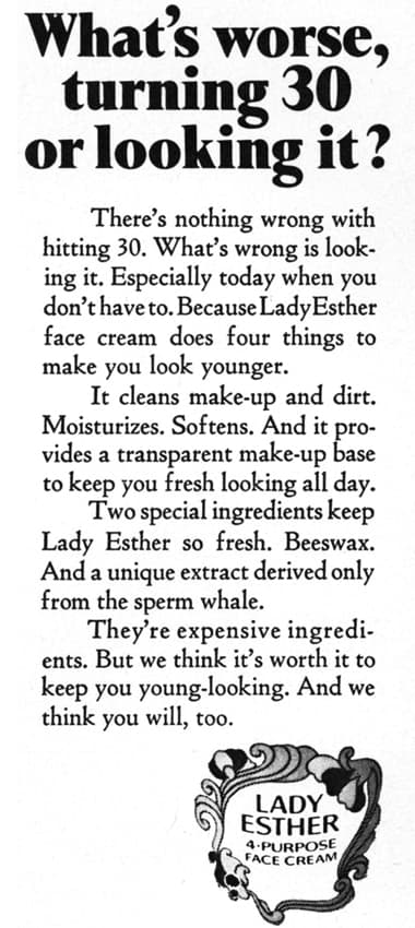 1970 Lady Esther 4-Purpose Face Cream