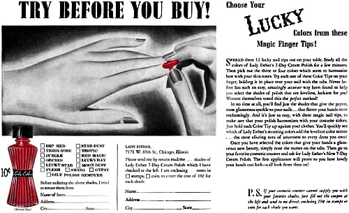 Lady Esther Magic Finger Tips