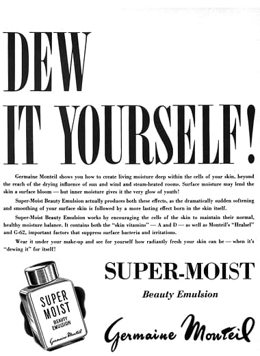 1958 Super-Moist Beauty Emulsion