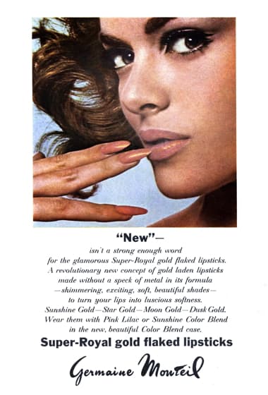 1968 Super-Royal gold flaked lipsticks