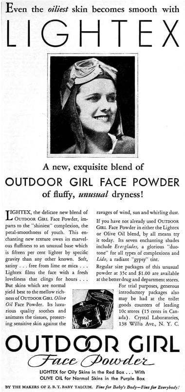 1931 Outdoor Girl Lightex Face Powder