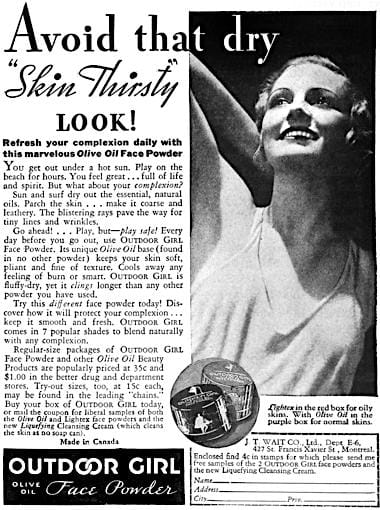 1932 Outdoor Girl Face Powders