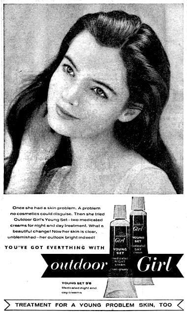 1960 Outdoor Girl Young Set Medicated Day Cream and Night Cream