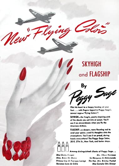 1940 Peggy Sage Skyhigh, and Flagship