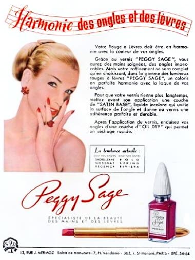 951 Peggy Sage Nail Polish and Lipstick Convertible