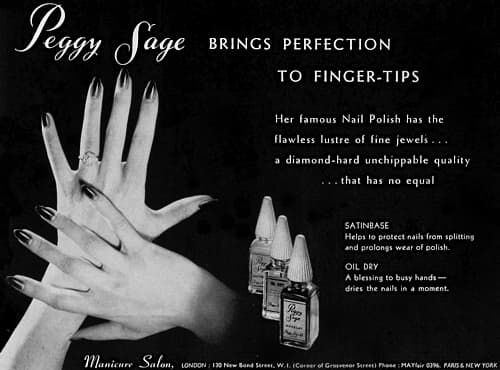 1951 Peggy Sage Satinbase and Oil-Dry