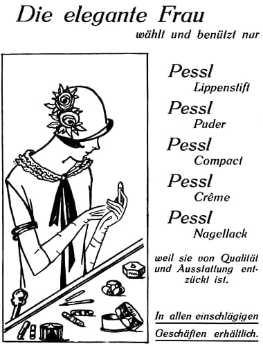 1925 Pessl cosmetics