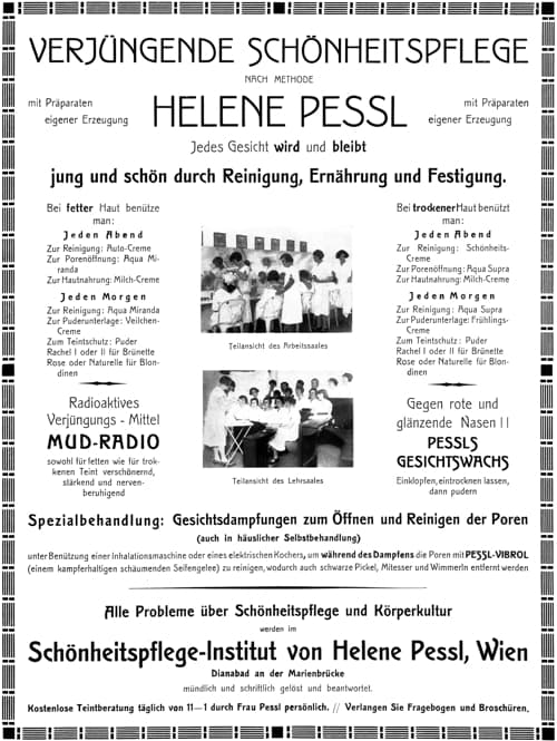 1928 Helene Pessl Schonheitspflege-Insitut