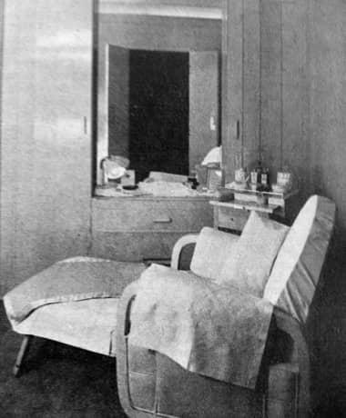 1936 Treatment room at the Harriet Hubbard Ayer London salon