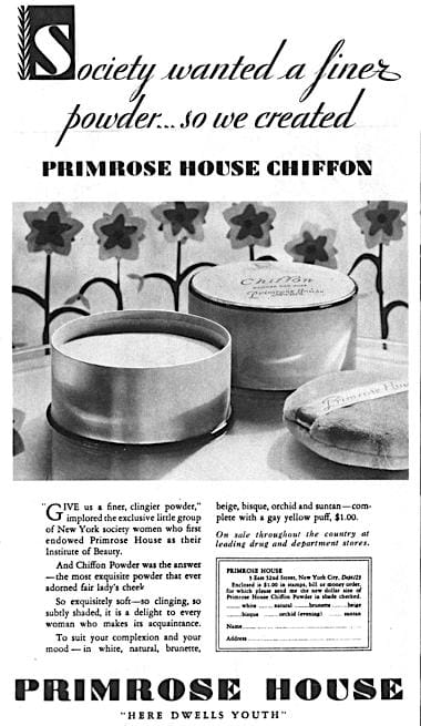 1929 Primrose House Chiffon Face Powder