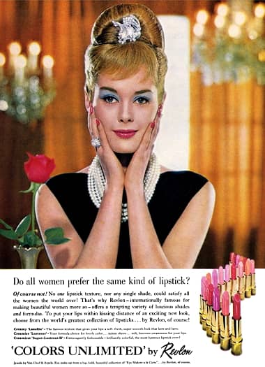 Cosmetics and Skin: Revlon (post 1960)
