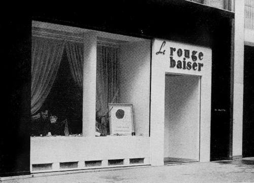 1951 Rouge Baiser shop on the Rue du Faubourg Saint-Honore