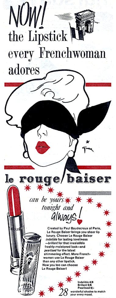 1963 Le Rouge Baiser lipstick