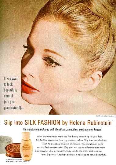 1967 Helena Rubinstein Silk Fashion