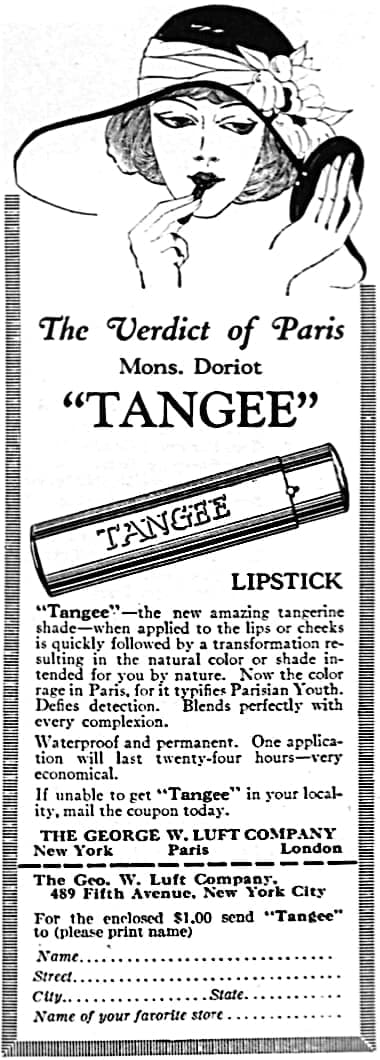 1923 Tangee Lipstick
