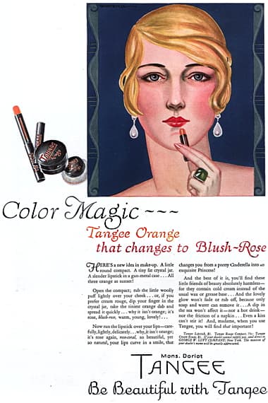 1925 Tangee Lipstick Creme and Compact Rouge
