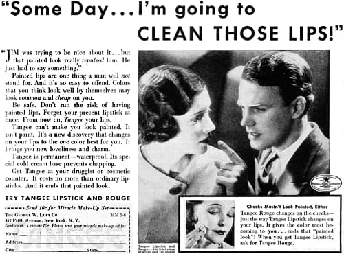 1932 Tangee advertisement
