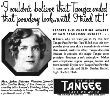 1935 Tangee Face Powder