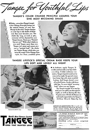 1936 Tangee 24-Hour Miracle Make-up Set
