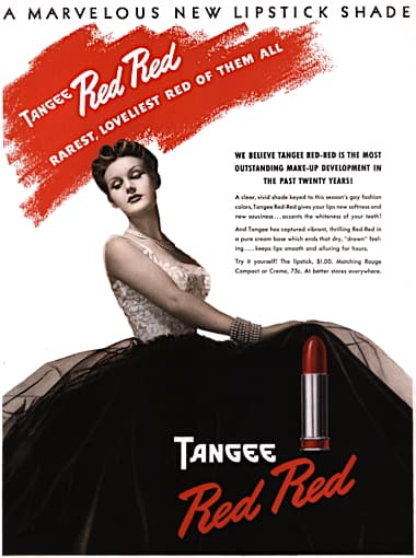 1940 Tangee Red-Red