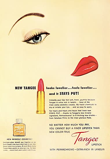 1953 Tangee Lipstick and Miracle Make-up