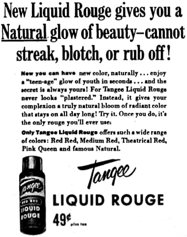 1955 Tangee Liquid Rouge