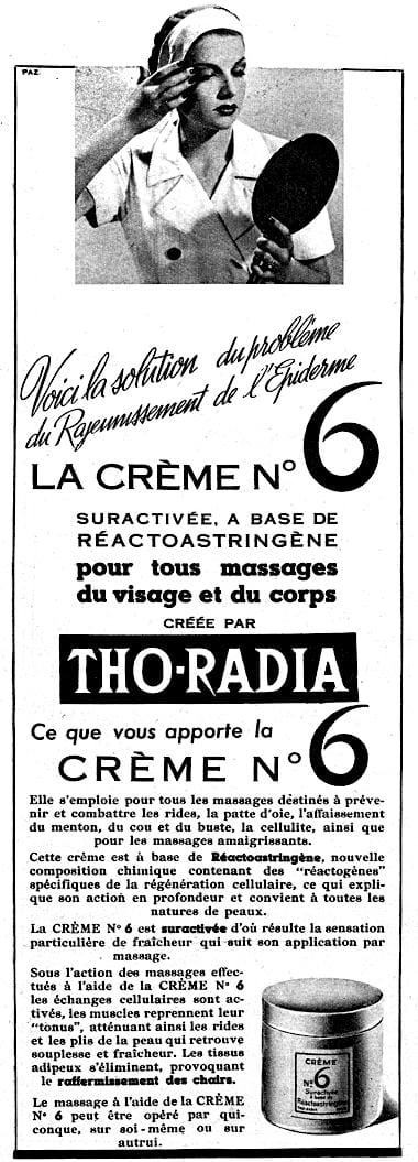 1951 Tho-Radia Creme No. 6