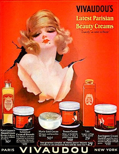 1924 Vivaudou Beauty Creams