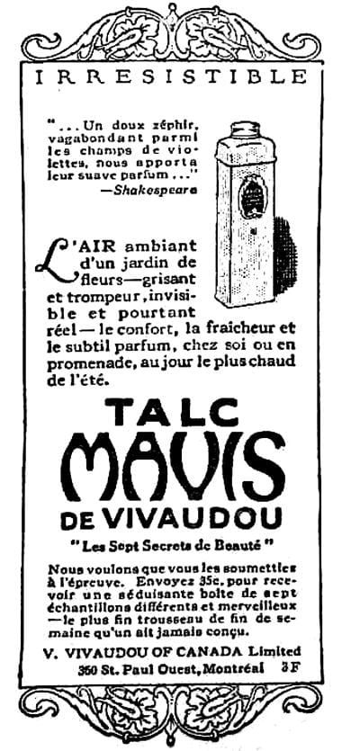 1924 Talc Mavis du Vivaudou