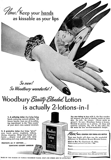 1947 Woodbury Beauty Blended Lotion