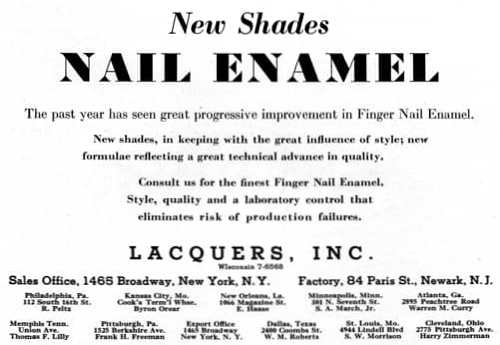 1938 Lacquers Inc
