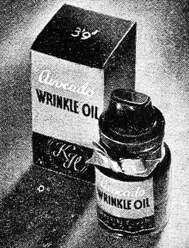 1935 Katherine Howard Avocado Wrinkle Oil