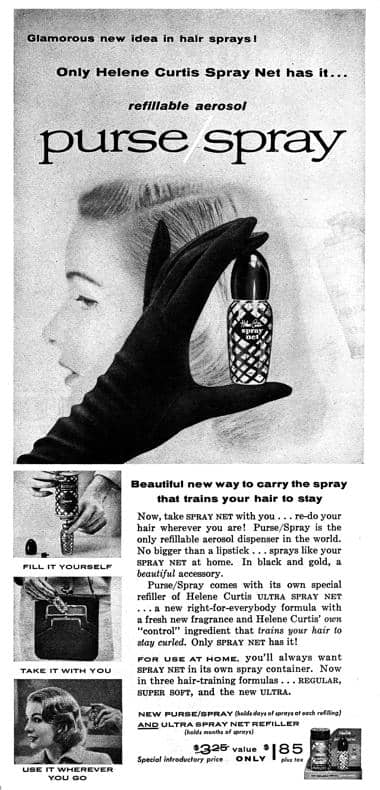 1956 Helene Curtis Purse Spray