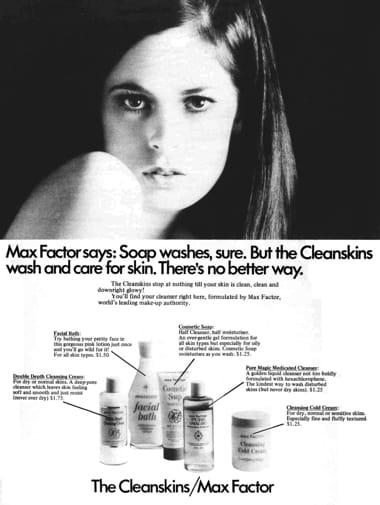 1969 Max Factor Pure Magic Medicated Cleanser