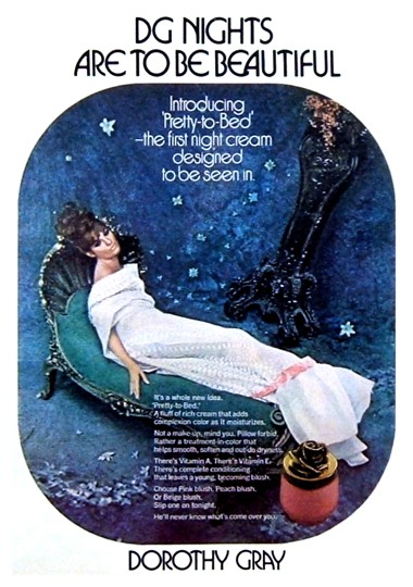 1971 Dorothy Gray Pretty-to-Bed Cream