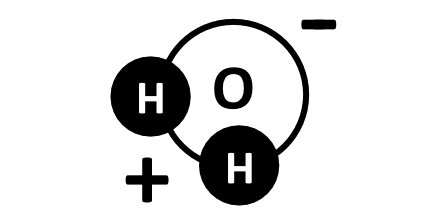 Polarity of water molecules