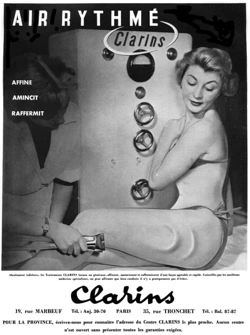 1958 Clarins Air Rythme machine.