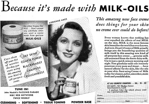 1937 Duart Cream of Milk