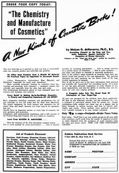 1943 deNavarre book advertisment